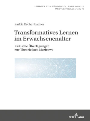cover image of Transformatives Lernen im Erwachsenenalter